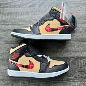 Jordan Black and Gray Sneakers